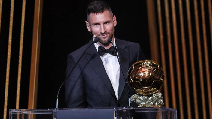 After winning Ballon d`Or Messi Shared his feelings. Photo: France24