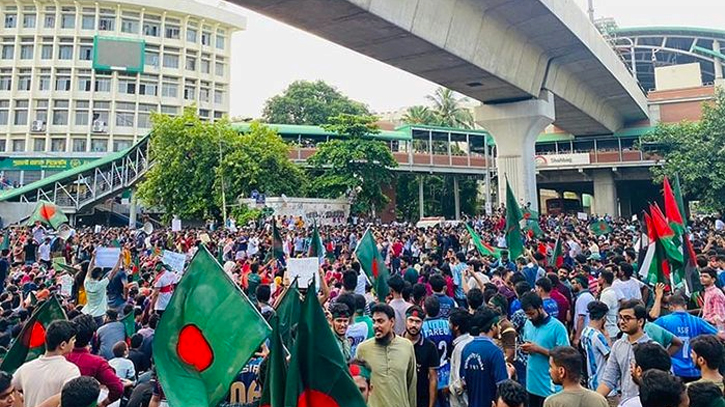 `Bangla Blockade`: Students block Shahbagh intersection protesting quota system