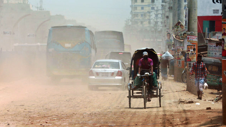 Dhaka’s air quality worst in the world on Tuesday morning