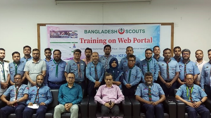 Bangladesh Scouts holds web portal training 