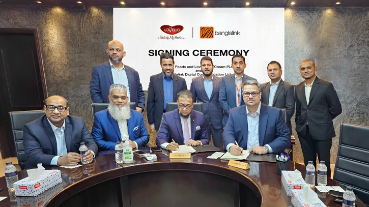 Banglalink Signing Agreement with Lovello Ice Cream