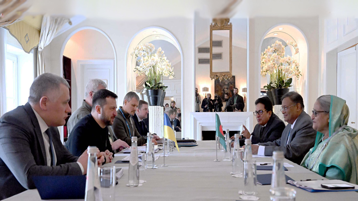 PM Hasina holds bilateral meeting with Zelenskyy in Munich