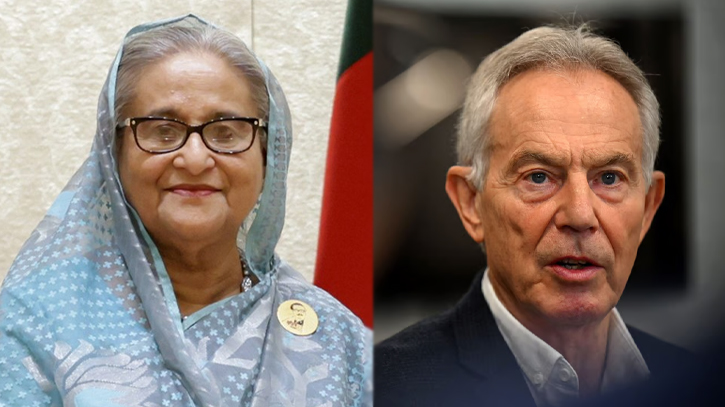 Tony Blair congratulates Sheikh Hasina on her reelection as PM