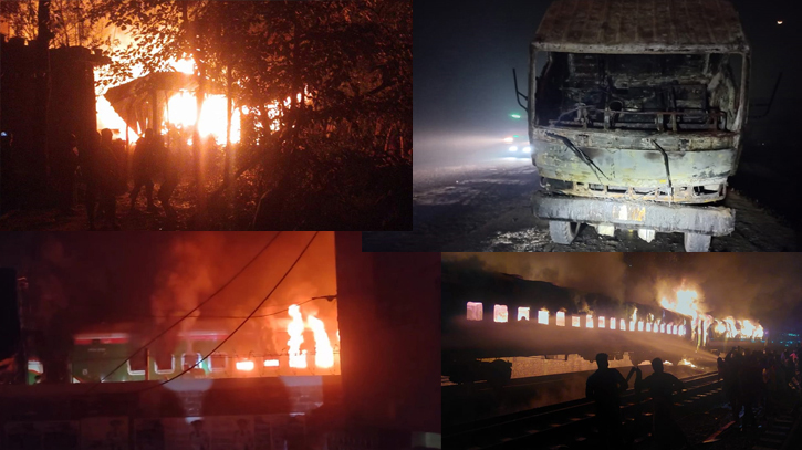 6 vehicles, 10 establishments set on fire in 16 hrs : Fire Service