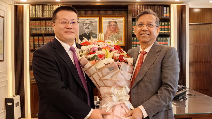 China envoy Calls on Law Minister Anisul Huq