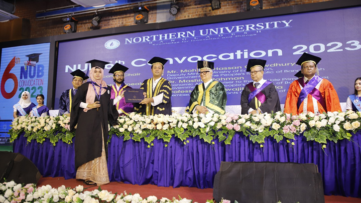 6th Convocation of Northern University Bangladesh Held at NUB Permanent Campus 