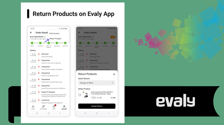 Evaly launched single-click return policy