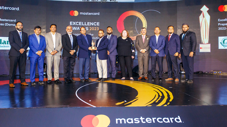 Islami Bank achieves Mastercard Excellence Award