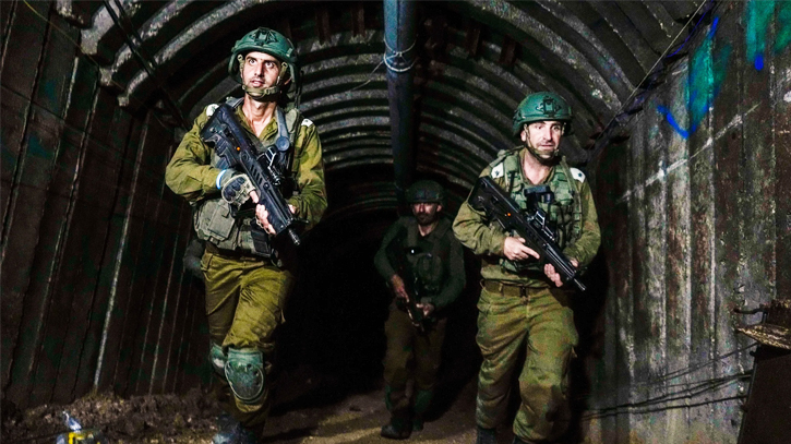 Israel finds large tunnel adjacent to Gaza border