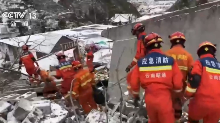 Landslide in mountainous southwestern China buries 44 people