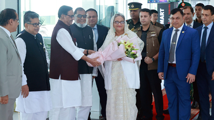 PM Hasina returns home from G20 summit in New Delhi