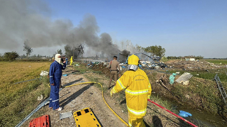 Explosion at fireworks factory kills about 20 people in Thailand