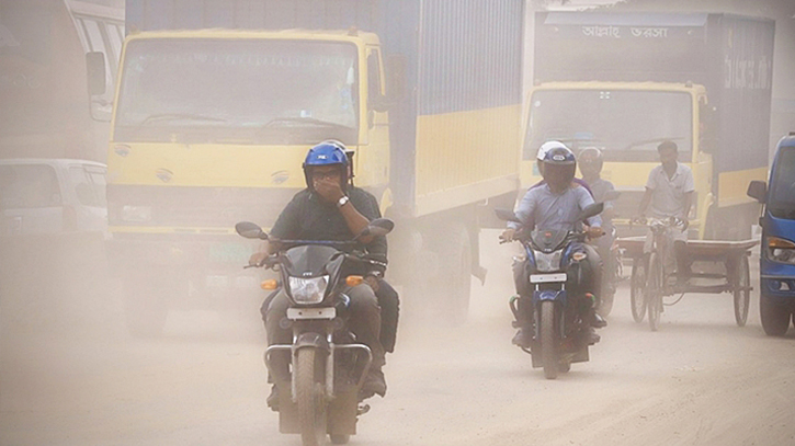 Dhaka’s air most polluted in the world Friday morning