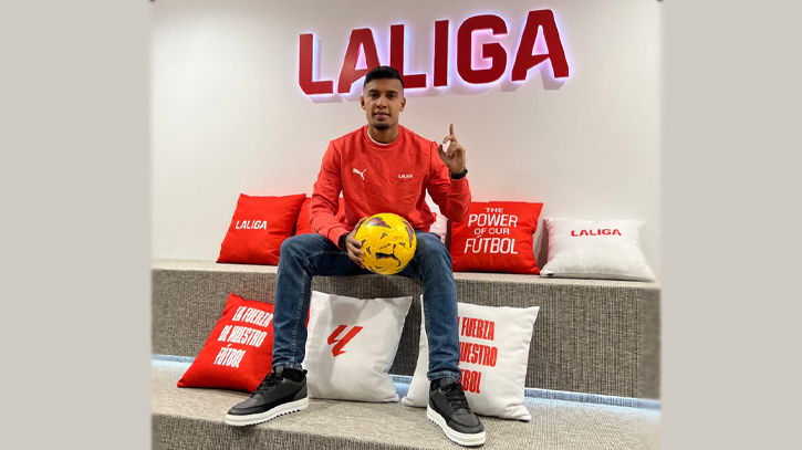 Jamal Bhuyan visits LALIGA offices in Madrid