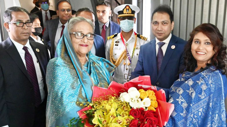 PM Sheikh Hasina arrives in Qatar to join the UN conference on LDCs 