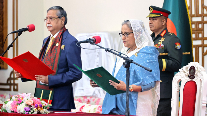 Sheikh Hasina took oath as Bangladesh’s Prime Minister for fifth time