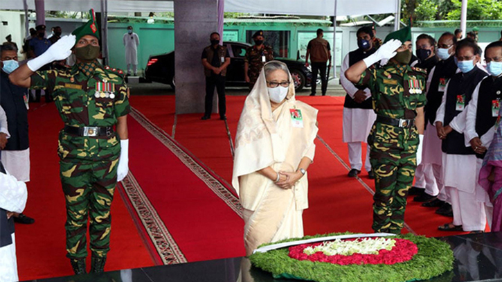 PM Pays Homage To Bangabandhu On AL’s 74th Founding Anniversary