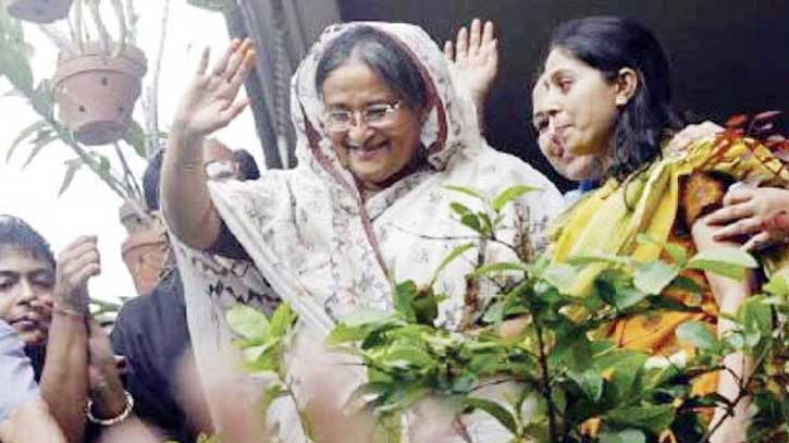 Sheikh Hasina’s release day from prison being observed