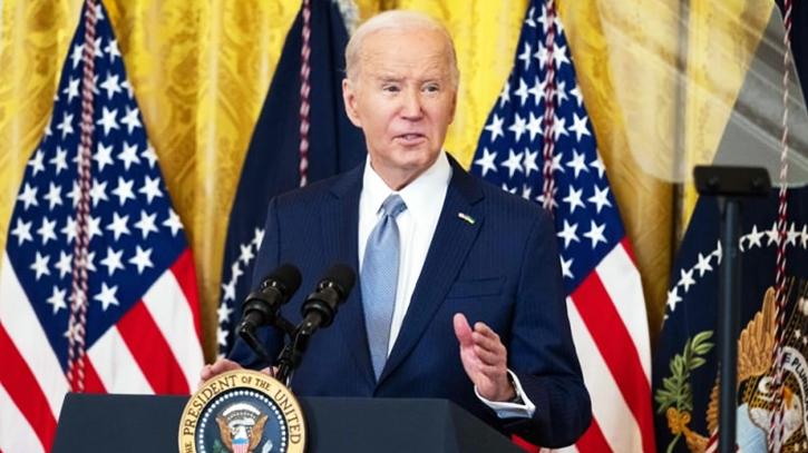 Biden hails US lunar landing as space milestone