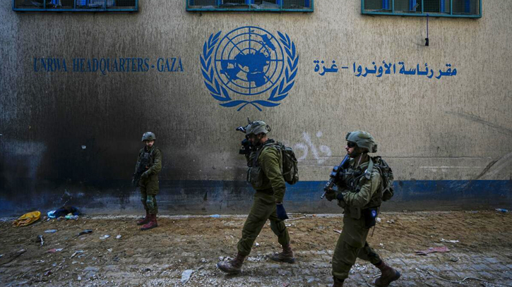 Israel unveils tunnels underneath headquarters of UN agency in Gaza