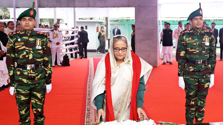 PM Hasina and newly appointed ministers pay homage to Bangabandhu