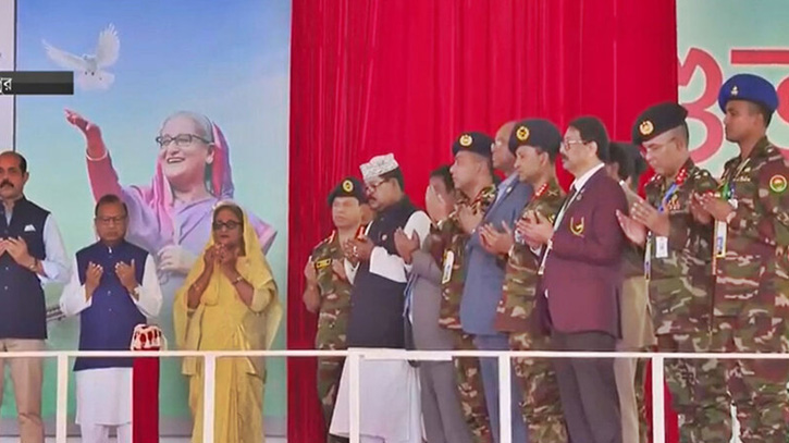 PM opens Mirpur-Kalshi flyover