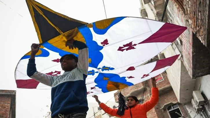 Kites, lights, and music filled up Shakrain celebration