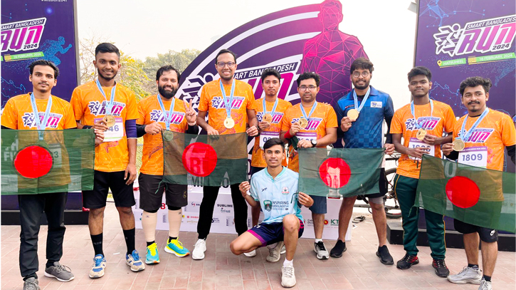 University of Scholars participate in Smart Bangladesh Run 2024