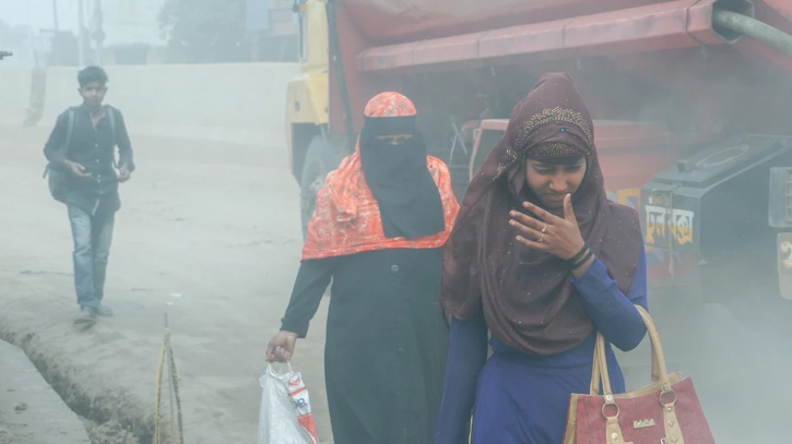 Dhaka’s air quality ‘unhealthy’ this morning