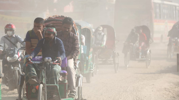 Dhaka’s air again world’s most polluted on Tuesday morning