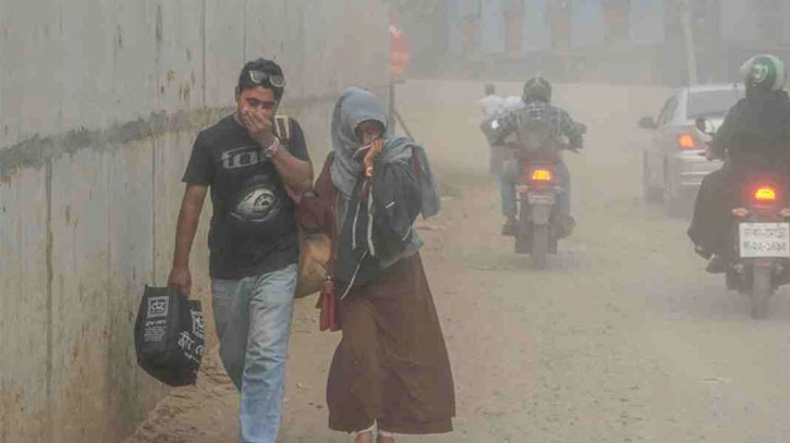 Dhaka’s air 5th worst in the world today morning