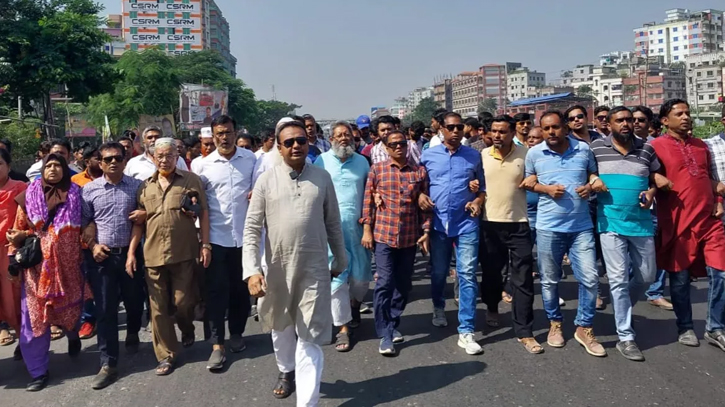 AL holding marches, sit-ins on streets protesting BNP-Jamaat’s blockade