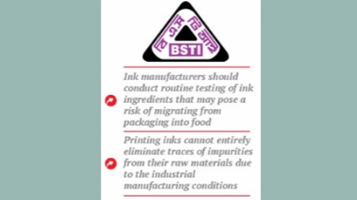 BSTI takes action to ensure safe inks in food packaging