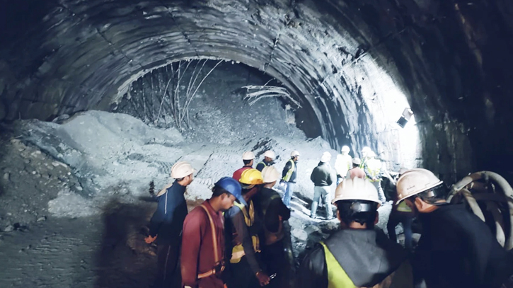 Rescue efforts enter third day at site of India tunnel collapse