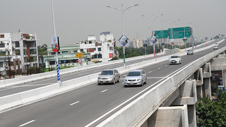 Elevated Expressway : Tk 18.5 lakh toll collected in 24 hrs