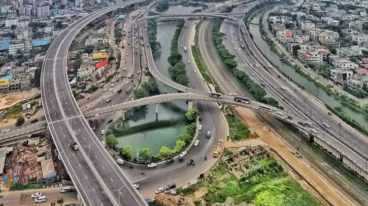 Traffic jam at landing points as Dhaka Elevated Expressway opens