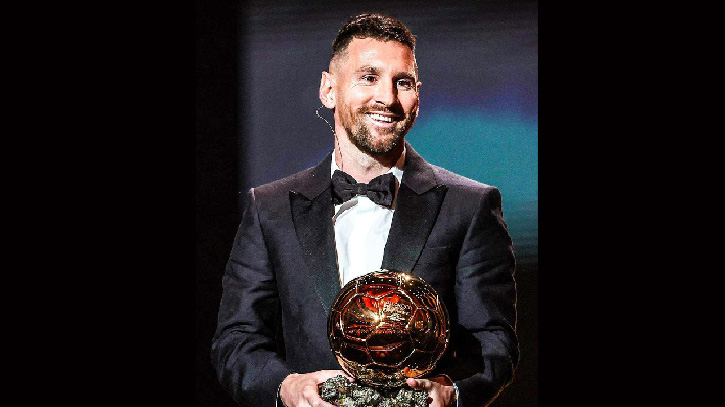 Messi wins record-extending 8th Ballon d’Or