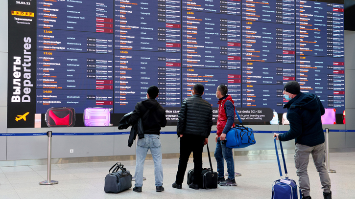 More than 20 flights delayed in Moscow airports