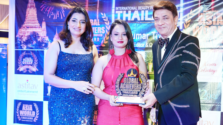 Nikki receives Global Achiever International Award