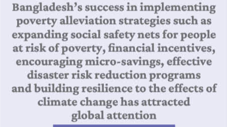 Government activities for poverty alleviation