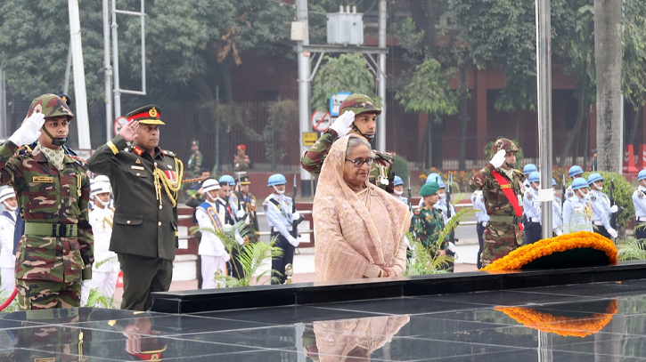 PM honours martyred Armed Forces members at Shikha Anirban