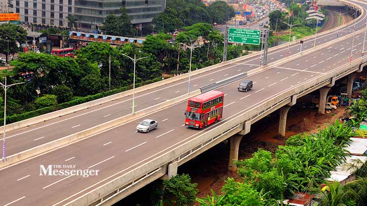 BRTC launches bus service on Dhaka Elevated Expressway