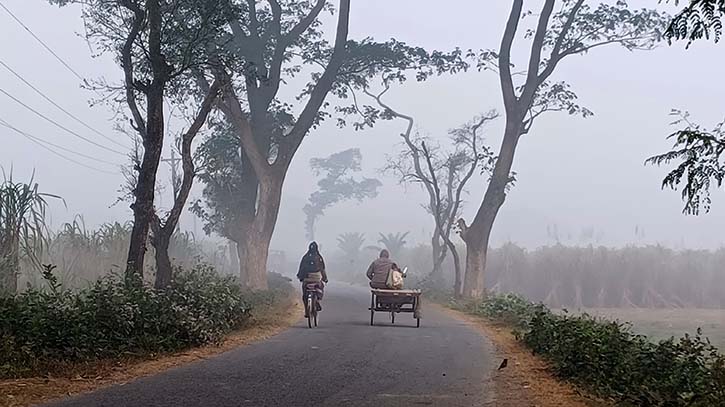 মৃদ্যু শৈত্য প্রবাহের কবলে চুয়াডাঙ্গা, হাঁড় কাঁপানো শীতে জুবুথুবু জনজীবন