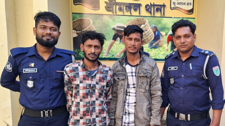 শ্রীমঙ্গল থানা পুলিশের অভিযানে ২৮ পিস ইয়াবাসহ গ্রেপ্তার ২