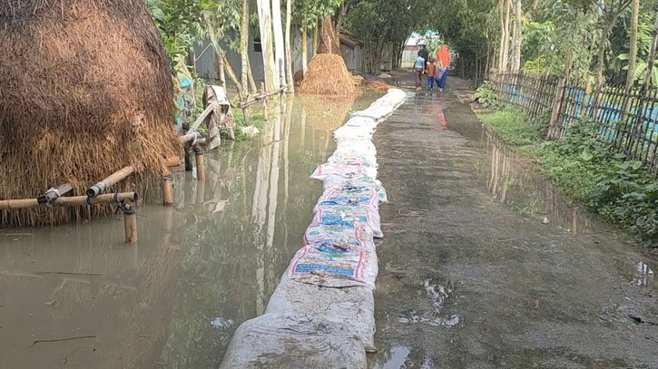 লালমনিরহাটে তিস্তার পানি বিপদসীমায় উঠা নামা, দূর্ভোগে ৫০ হাজার মানুষ