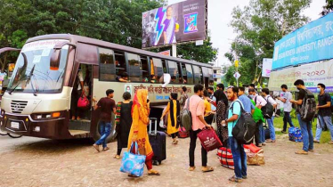 শিক্ষার্থীদের প্রাণের দাবি ক্যাম্পাস টু ঢাকা রুটে বাস সার্ভিস বৃদ্ধিকরণ