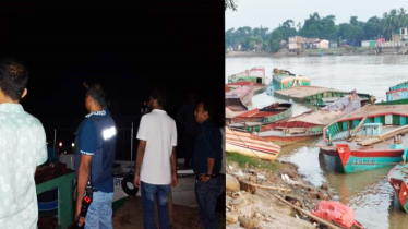 অবৈধভাবে বালু উত্তোলন বন্ধে রাতভর প্রশাসনের অভিযান