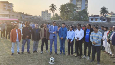 নওগাঁয় বিজয় দিবস ফুটবল টুনামেন্ট অনুষ্ঠিত