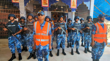 দুর্গাপূজাকে ঘিরে মন্ডপে কোস্ট গার্ডের নিরাপত্তা জোরদার