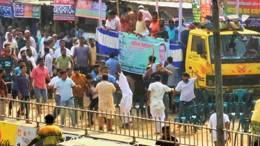 আশুলিয়ায় শ্রমিক দলের সমাবেশে দুই গ্রুপের সংঘর্ষ, আহত ৫